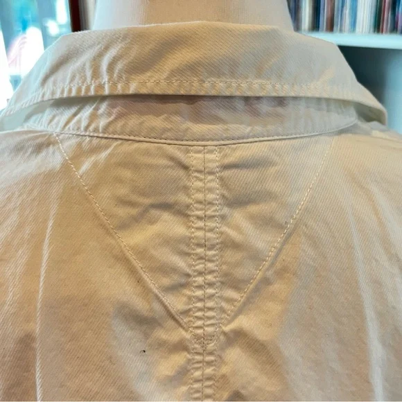 Vtg Tommy Hilfiger Women’s Stitch Detail Silhouette Shirt 18 Preppy Normcore - Picture 5 of 16